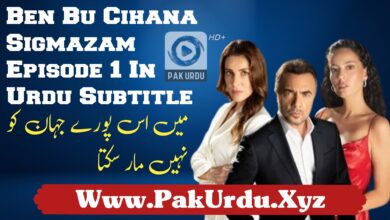 Watch Ben Bu Cihana Sigmazam Episode 1 In Urdu Subtitle Free