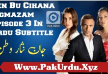 Watch Ben Bu Cihana Sigmazam Episode 3 In Urdu Subtitle Free